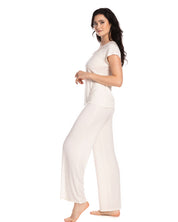 Bamboo t-shirt Pajama 0212/1 ecru