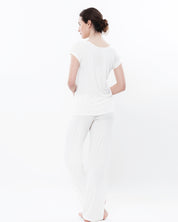 Bamboo t-shirt Pajama 0212/1 ecru