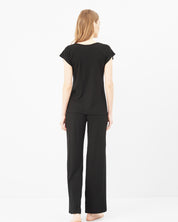 Bamboo t-shirt Pajama 0212 black