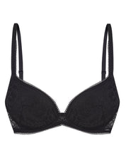 Plunge molded push-up Bra 022 001 black