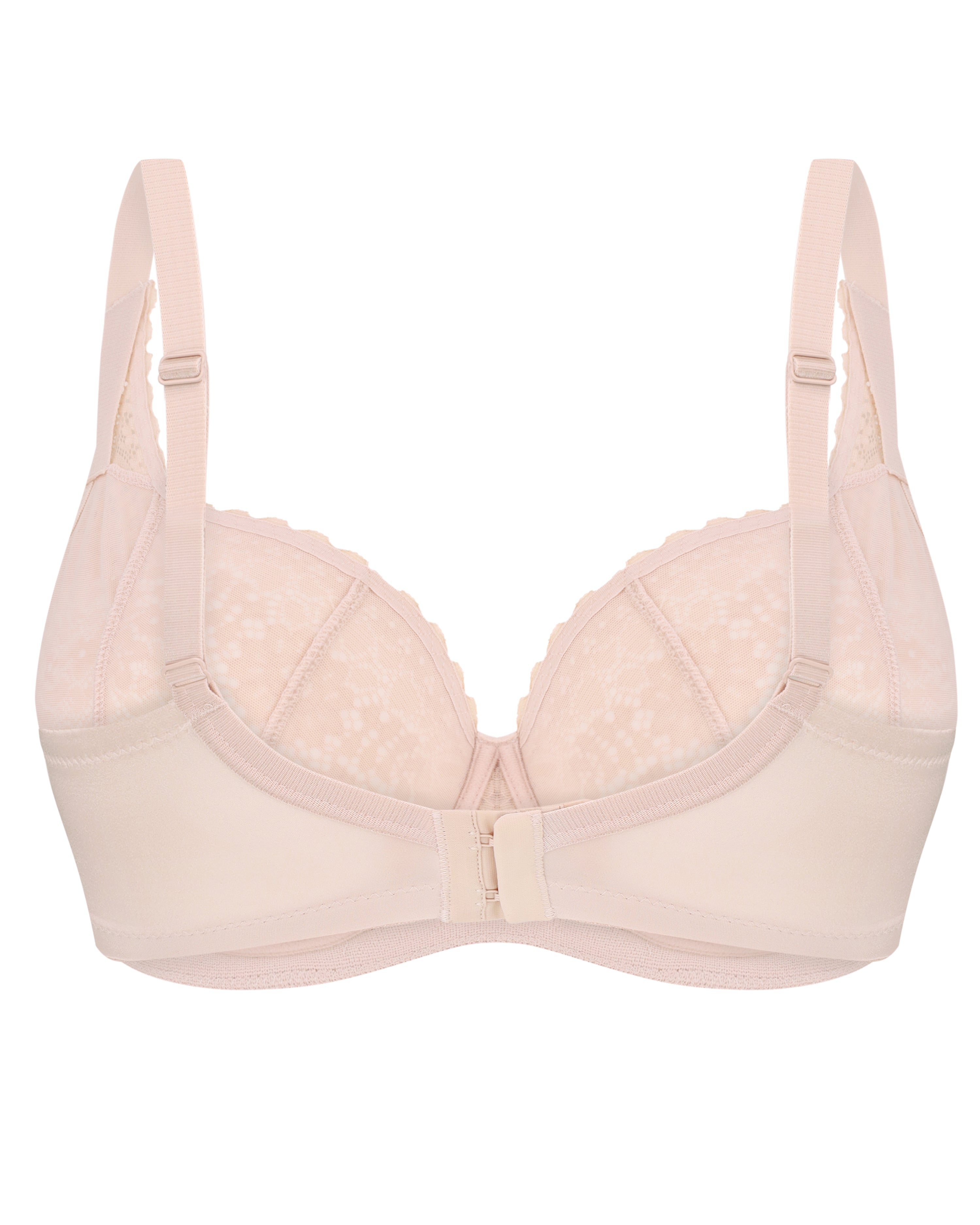 Full coverage non-padded cup Bra 023 013 silver peony