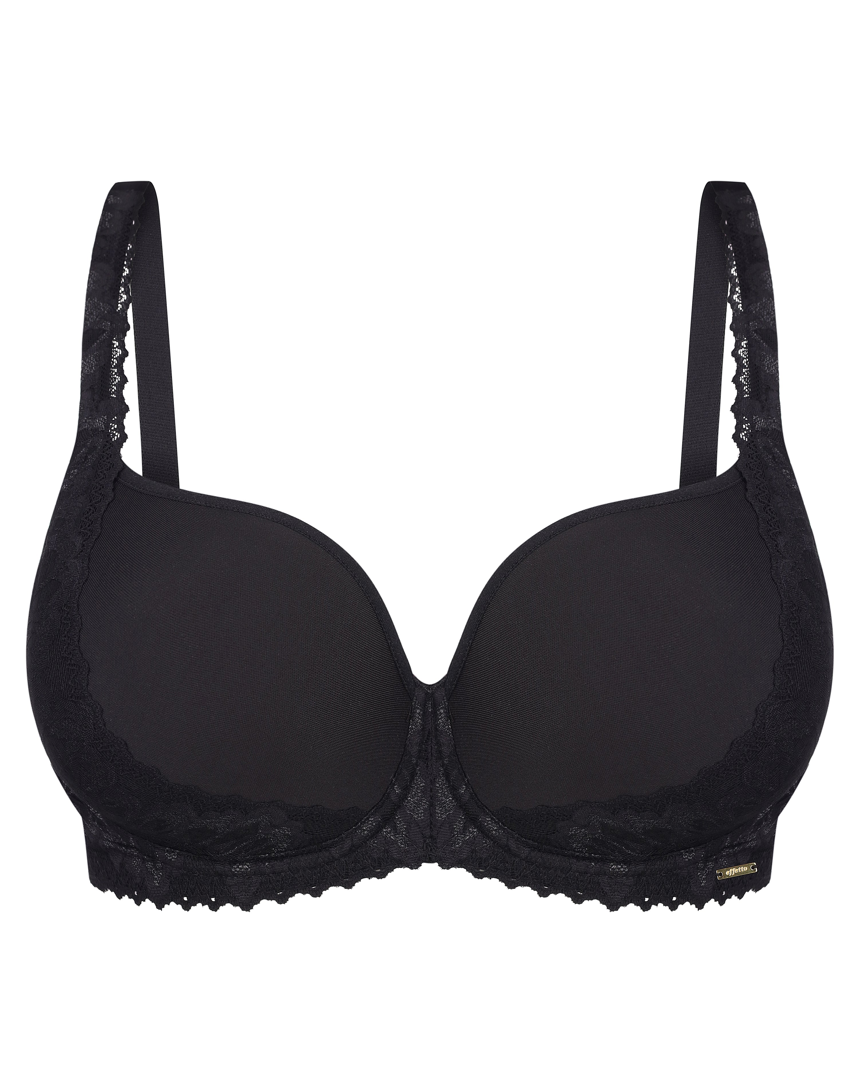 Plunge moulded spacer Bra 024 070 black