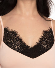 French terry Chemise spaghetti strap 03105 peach