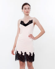 French terry Chemise spaghetti strap 03105 peach