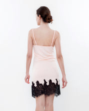 French terry Chemise spaghetti strap 03105 peach