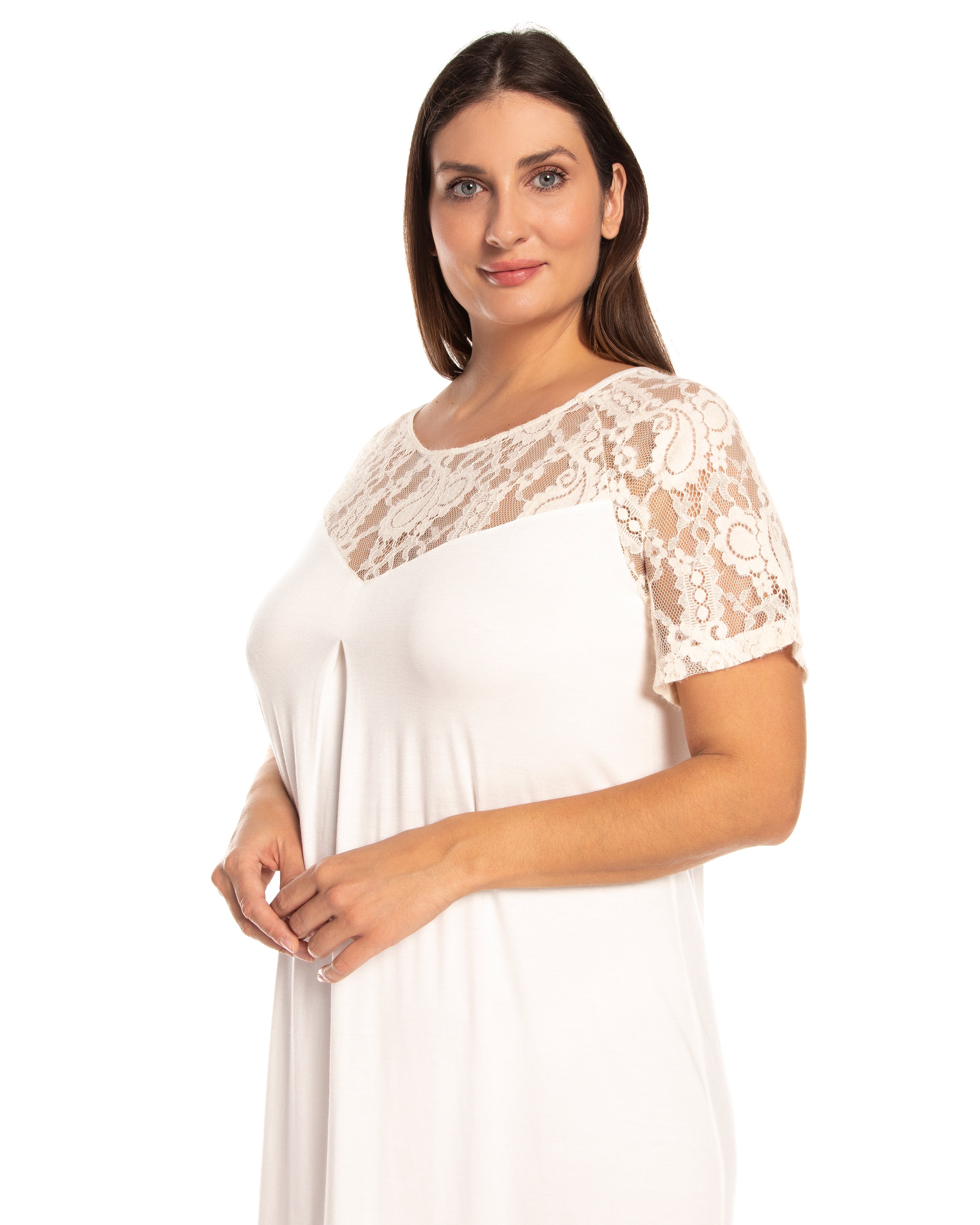 Bamboo Nightgown 03129 ecru