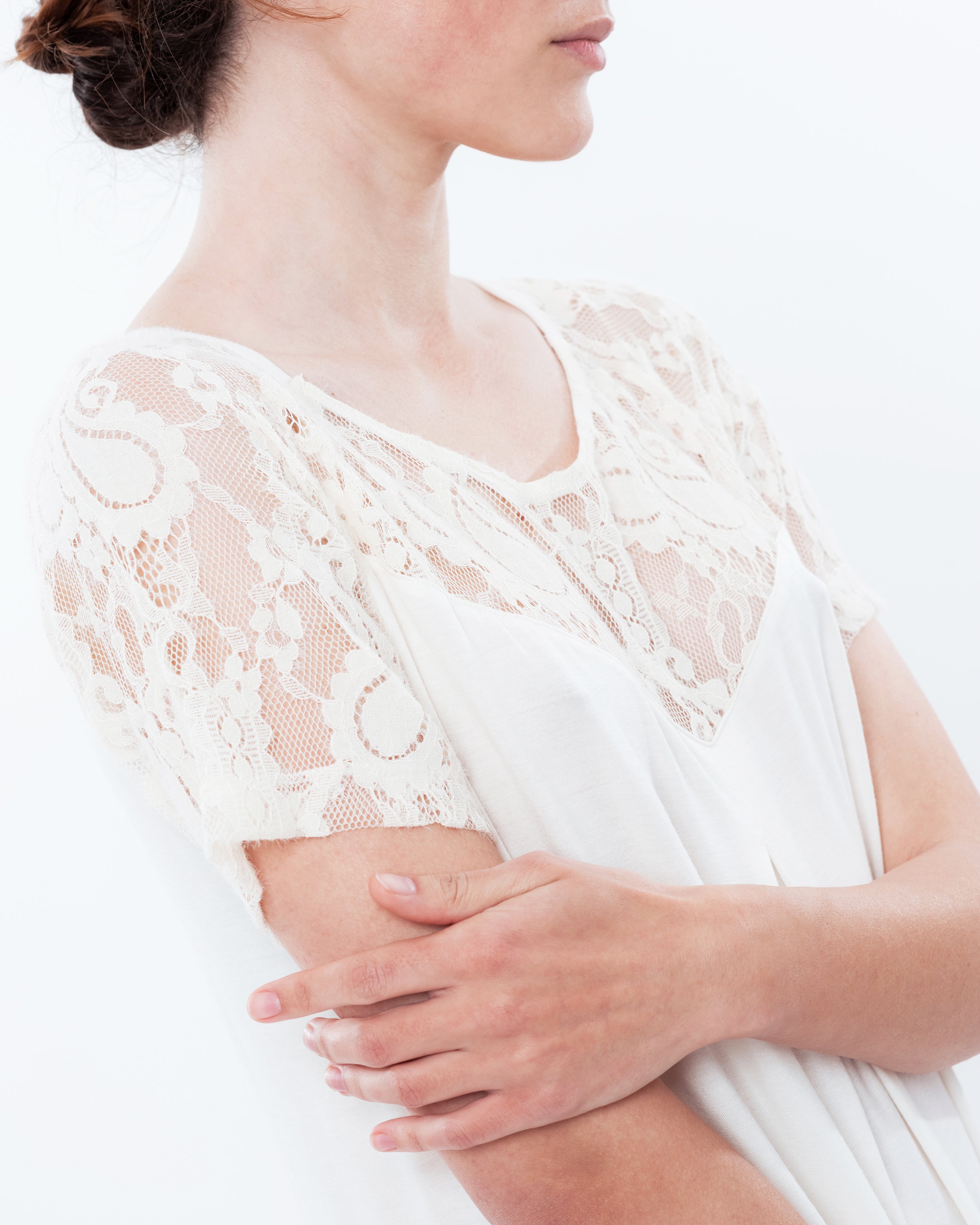 Bamboo Nightgown 03129 ecru