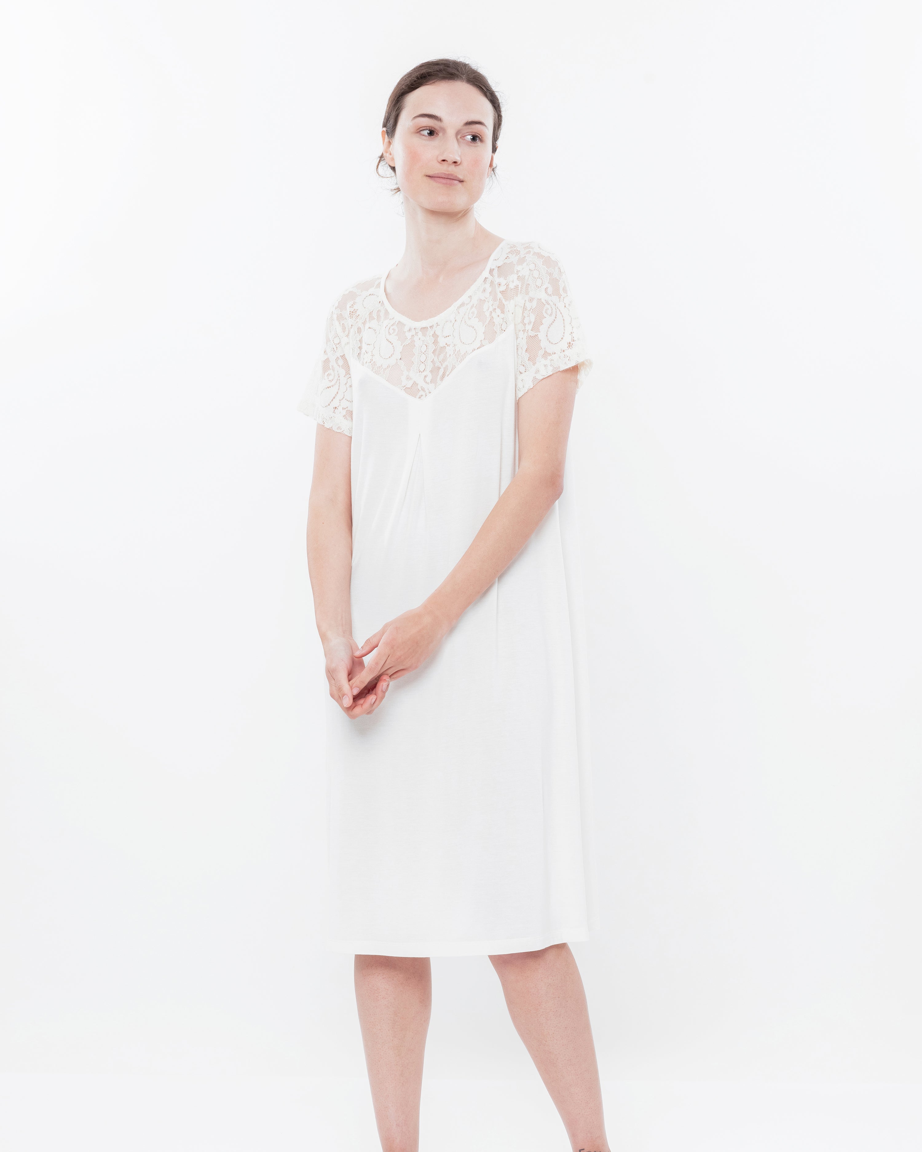 Bamboo Nightgown 03129 ecru