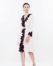 Bamboo 3/4 sleeve Robe 03144 ecru