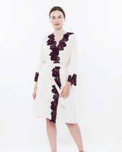 Bamboo 3/4 sleeve Robe 03144 ecru