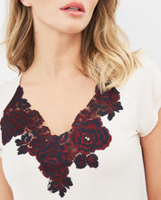 Bamboo t-shirt Pajama 03147 ecru