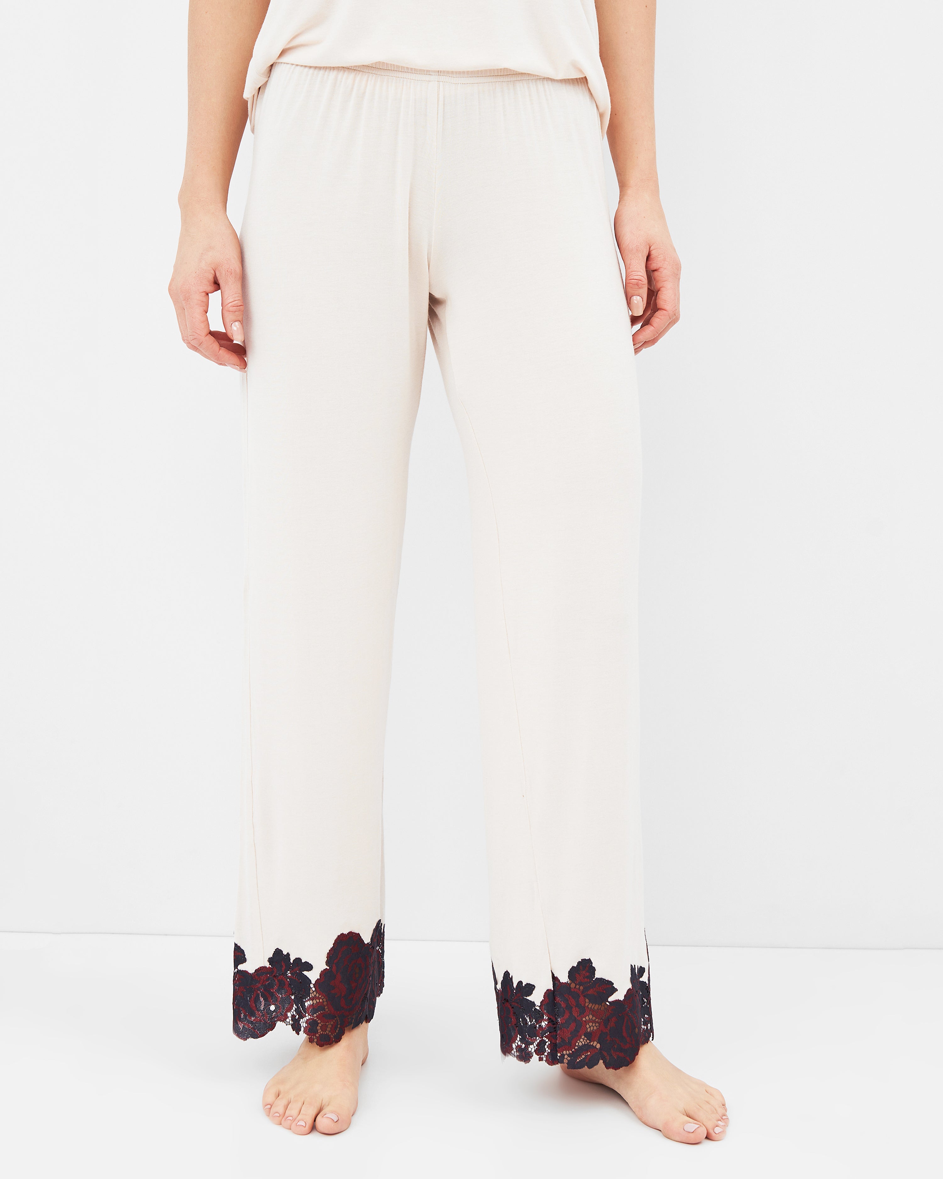 Bamboo t-shirt Pajama 03147 ecru