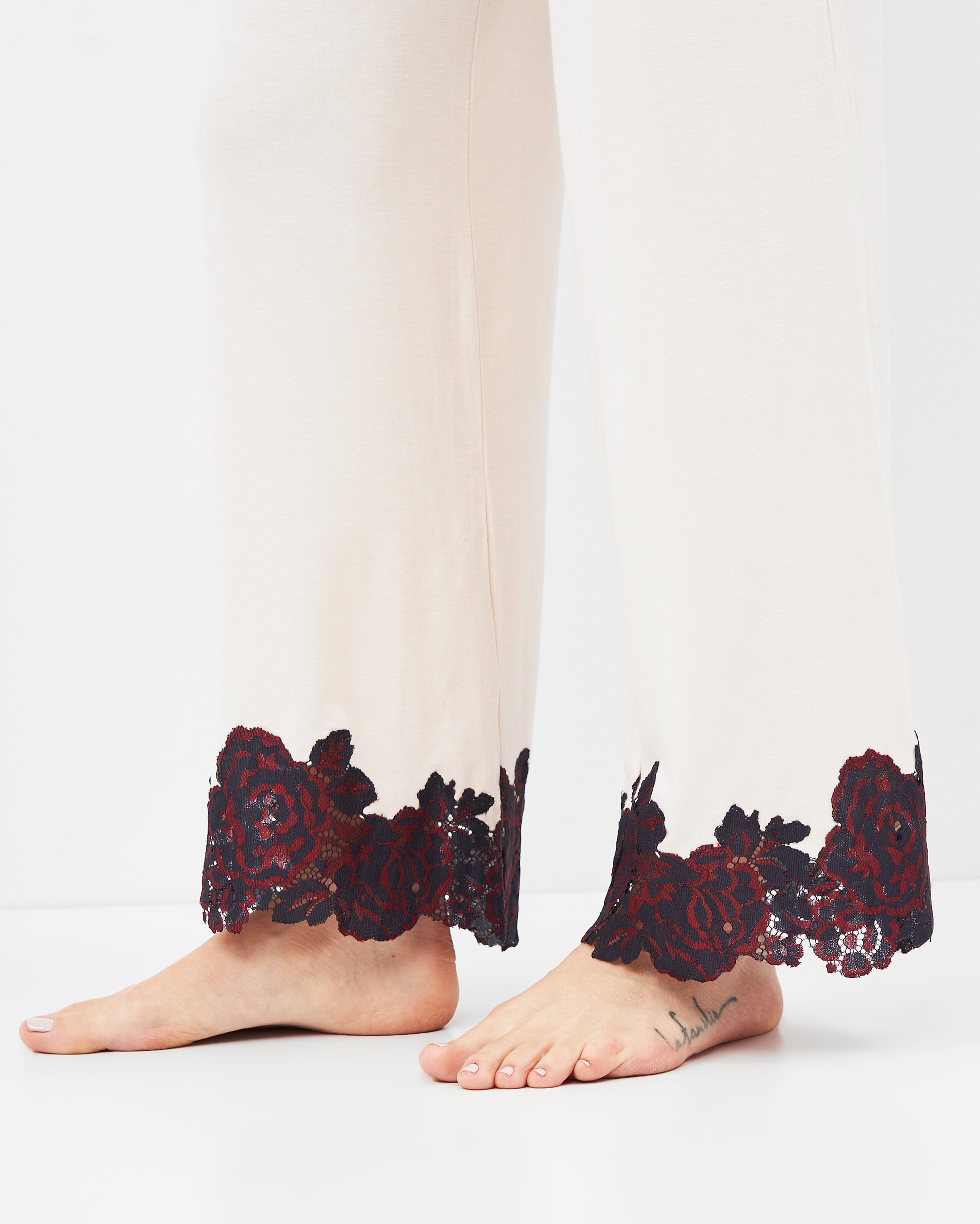 Bamboo t-shirt Pajama 03147 ecru