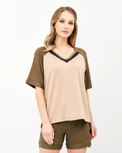 French terry home Set 03154 cioccolato