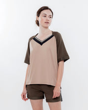 French terry home Set 03154 cioccolato