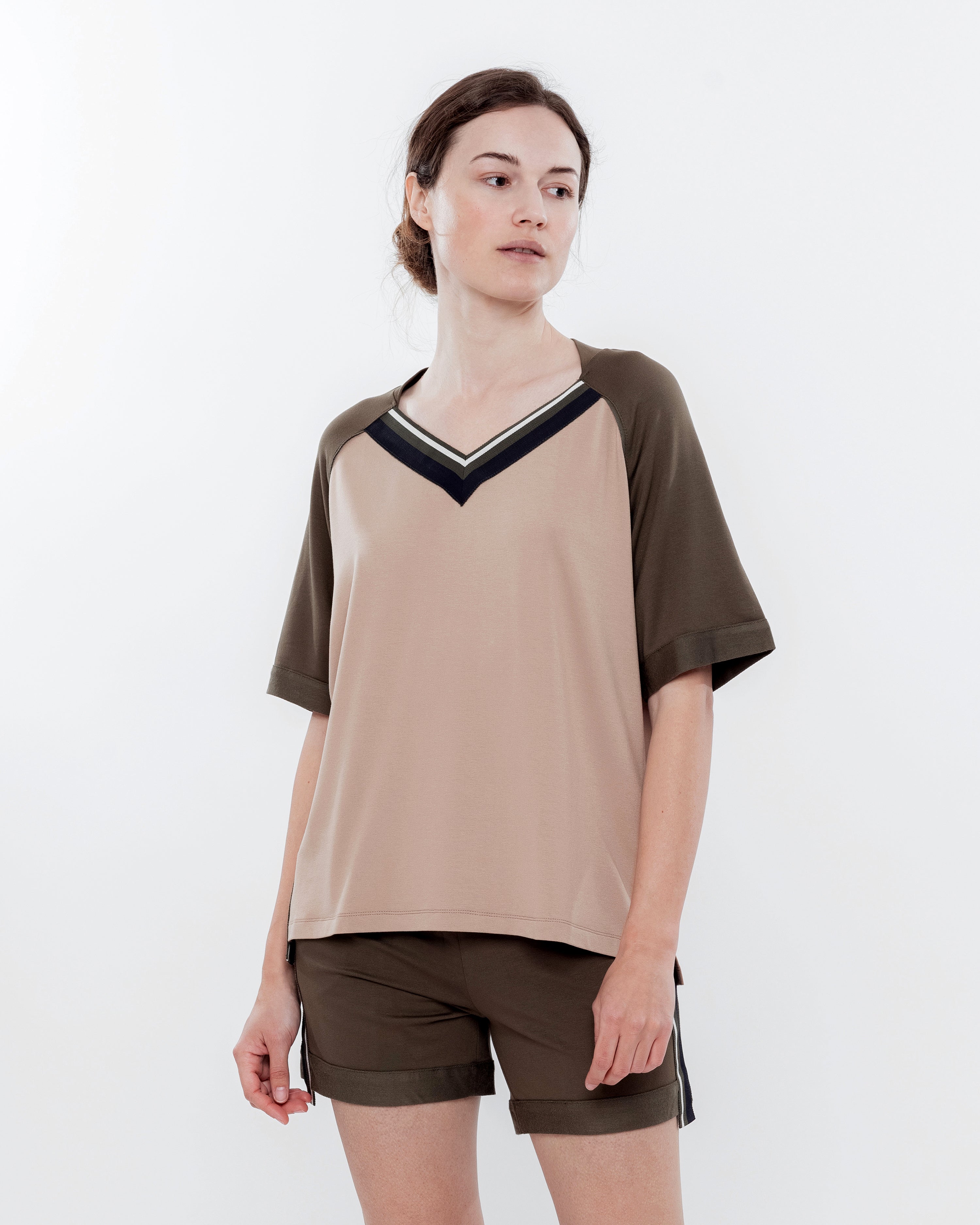 French terry home Set 03154 cioccolato