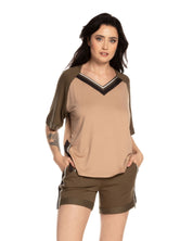 French terry home Set 03154 cioccolato