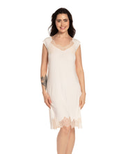 Bamboo Nightgown 03156 milk