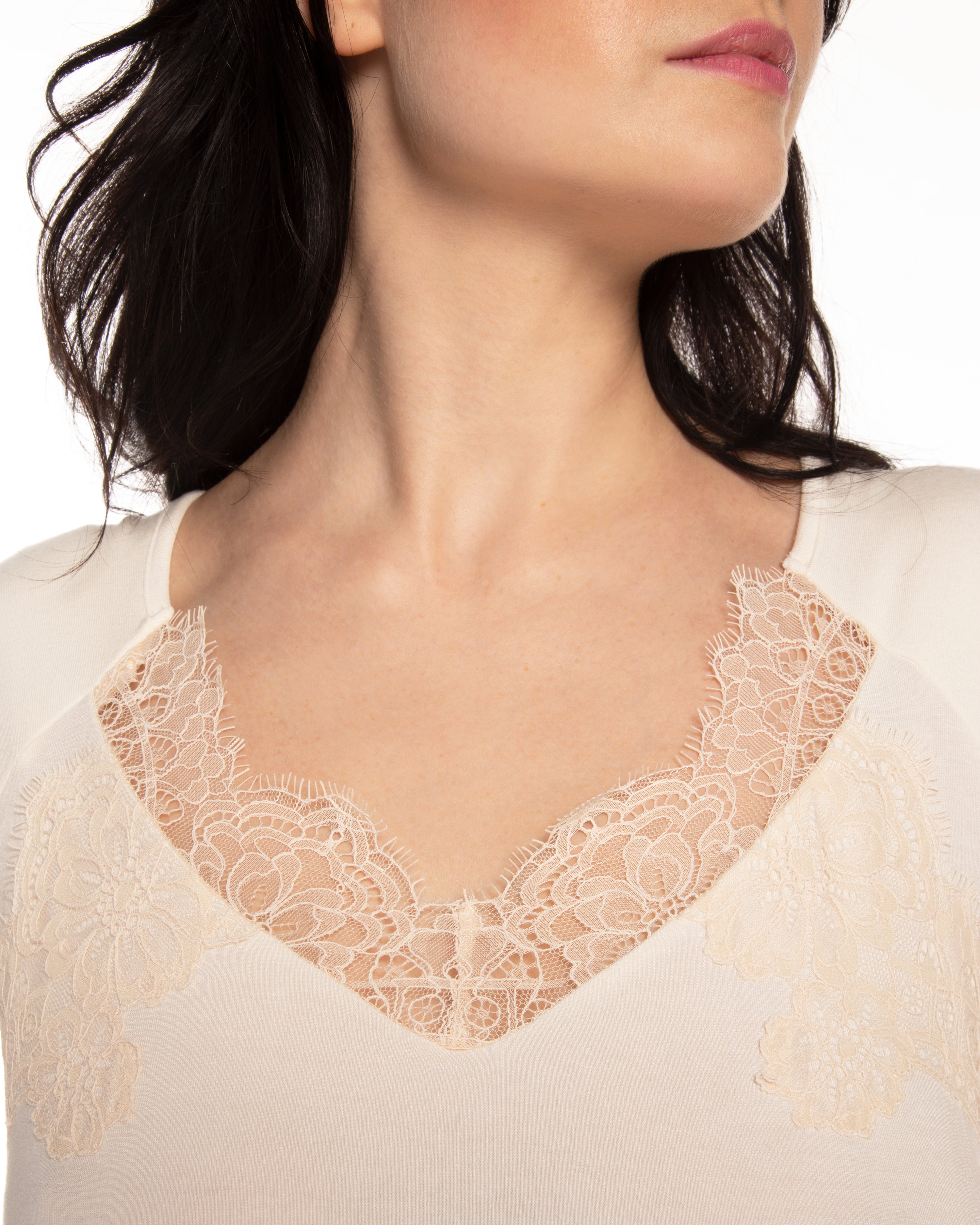 Bamboo Nightgown 03156 milk