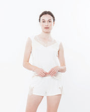 Bamboo Pajama set 03157 milk