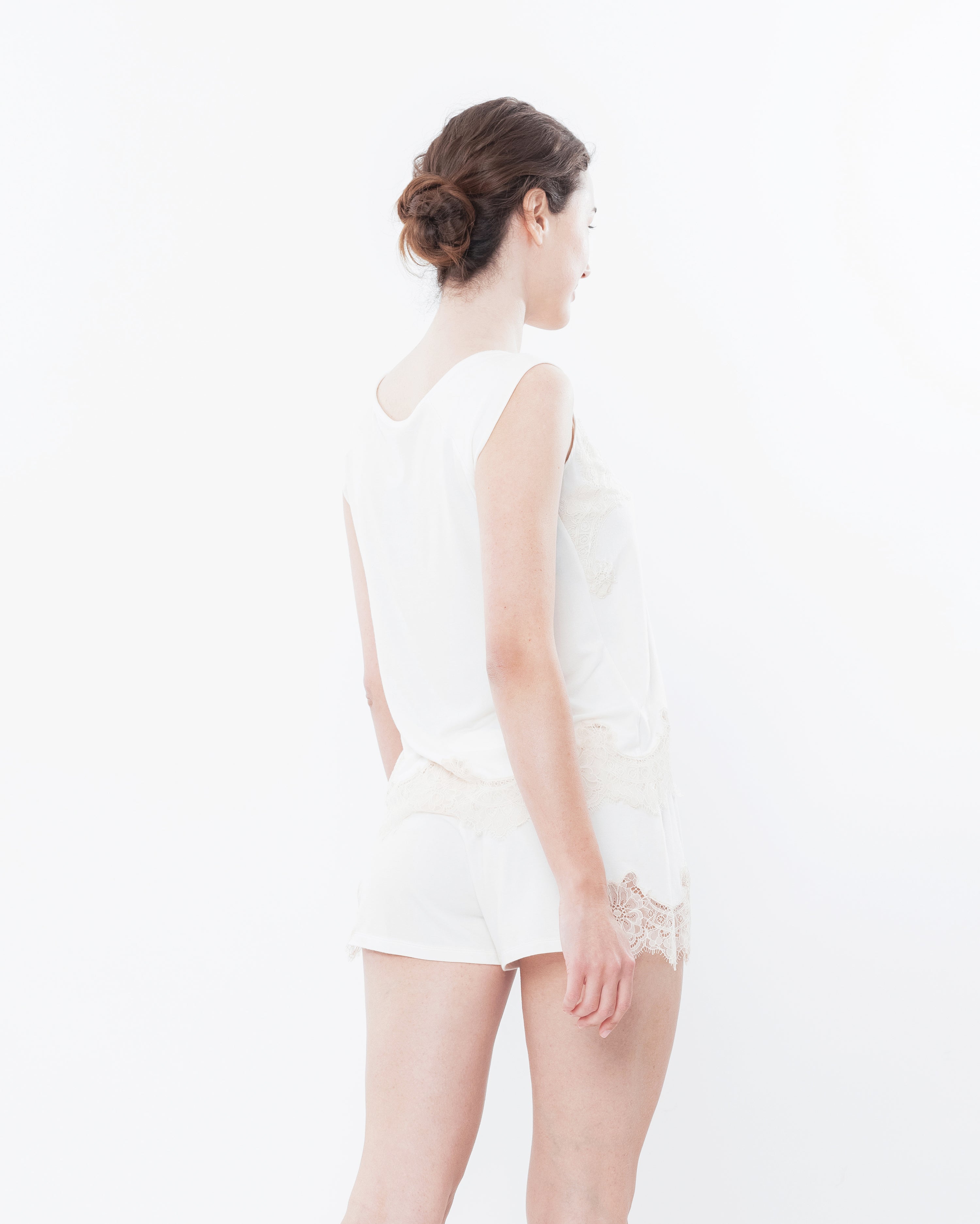 Bamboo Pajama set 03157 milk