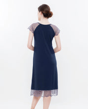 Bamboo t-shirt Nightgown 03159 blue