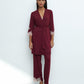 Womens bamboo 3/4 sleeve Robe 03161