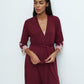 Womens bamboo 3/4 sleeve Robe 03161