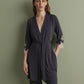 Womens bamboo 3/4 sleeve Robe 03161