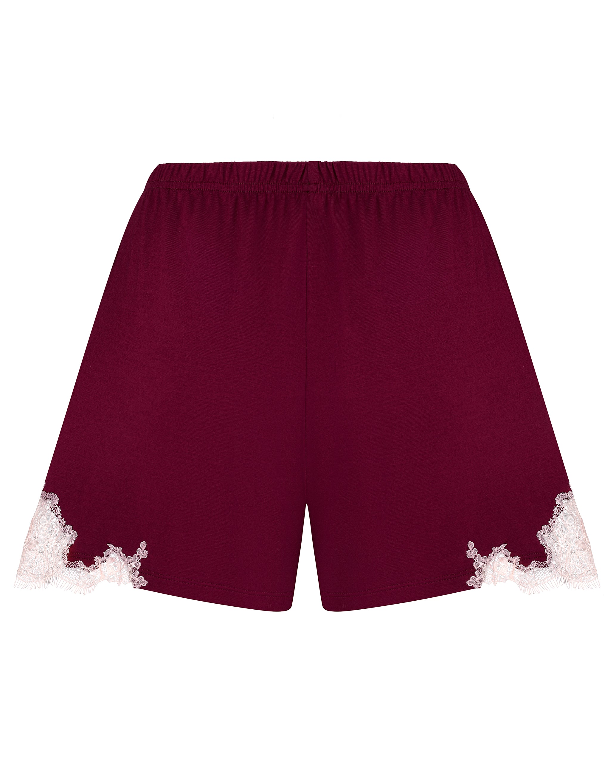Effetto bamboo cami shorts set 03163 – women's sleepwear, cherry lacquer