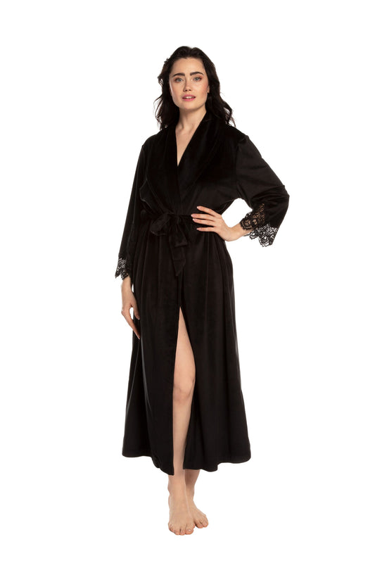 Women's velour Robe 03205