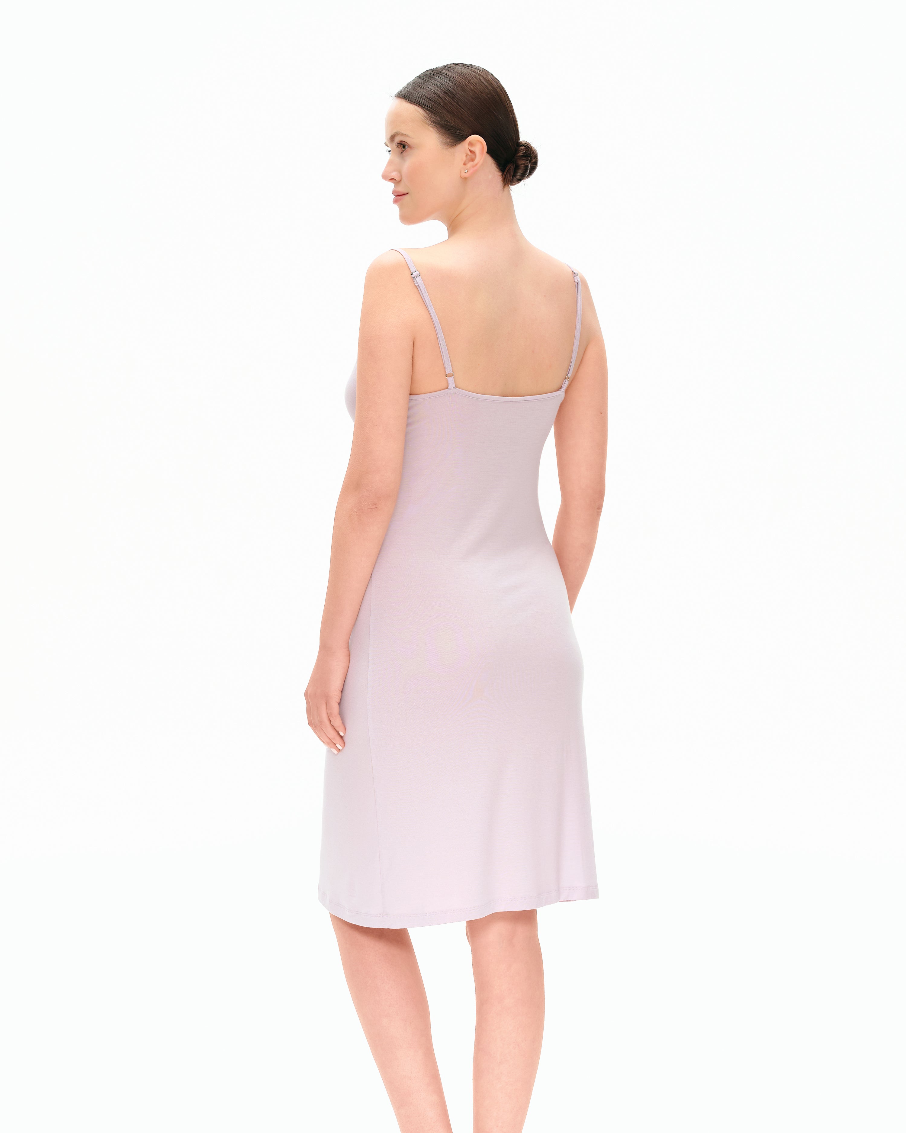 Bamboo Chemise spaghetti strap 03213 lilac