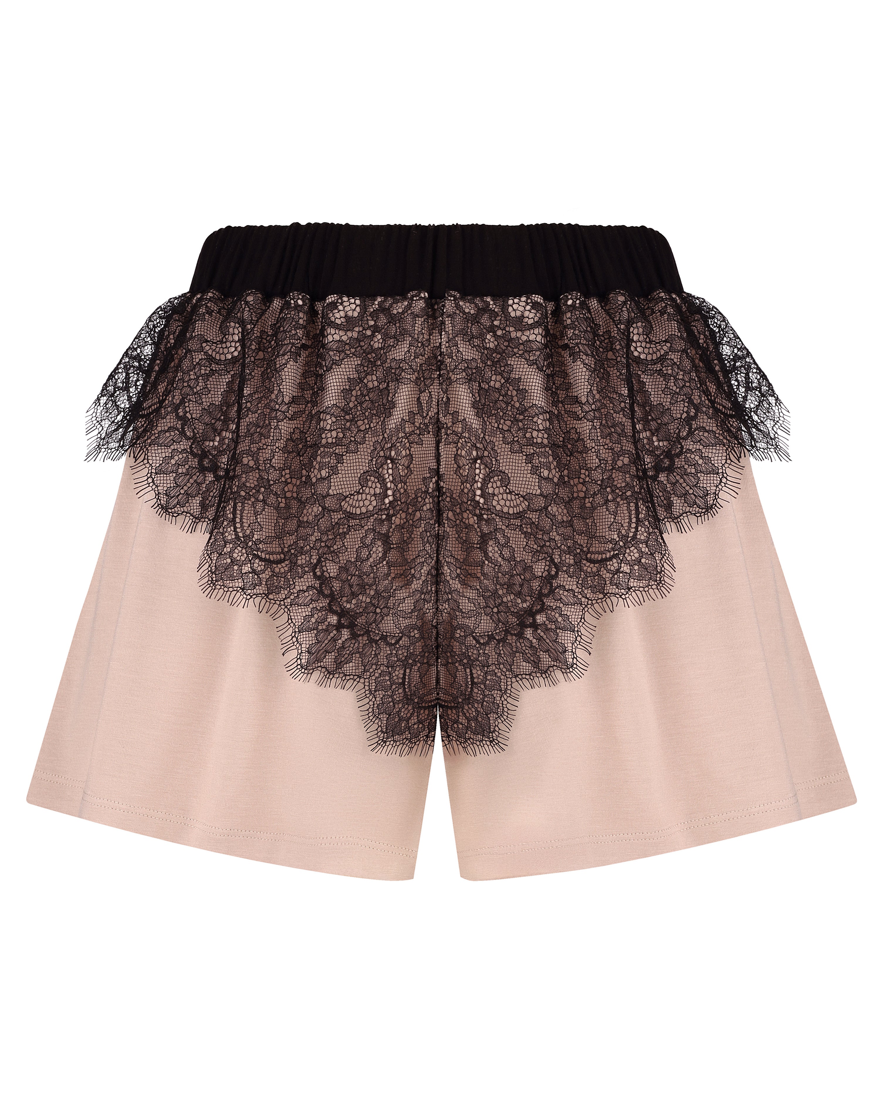 Bamboo cami shorts Set 03352 beige noir