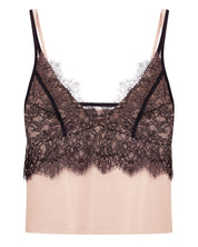 Bamboo cami shorts Set 03352 beige noir