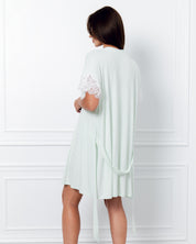 Bamboo Robe 03359 mint cream