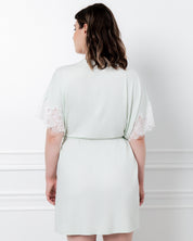 Bamboo Robe 03359 mint cream