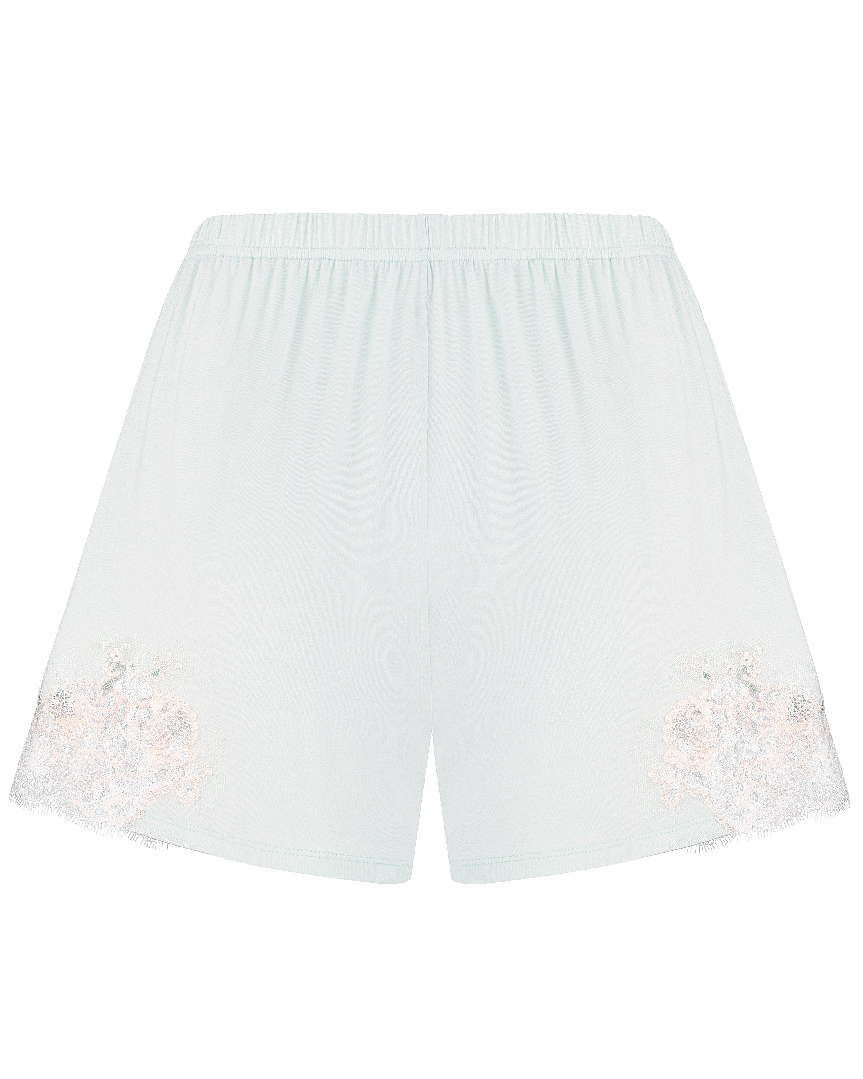 Bamboo cami shorts Set 03360 mint cream