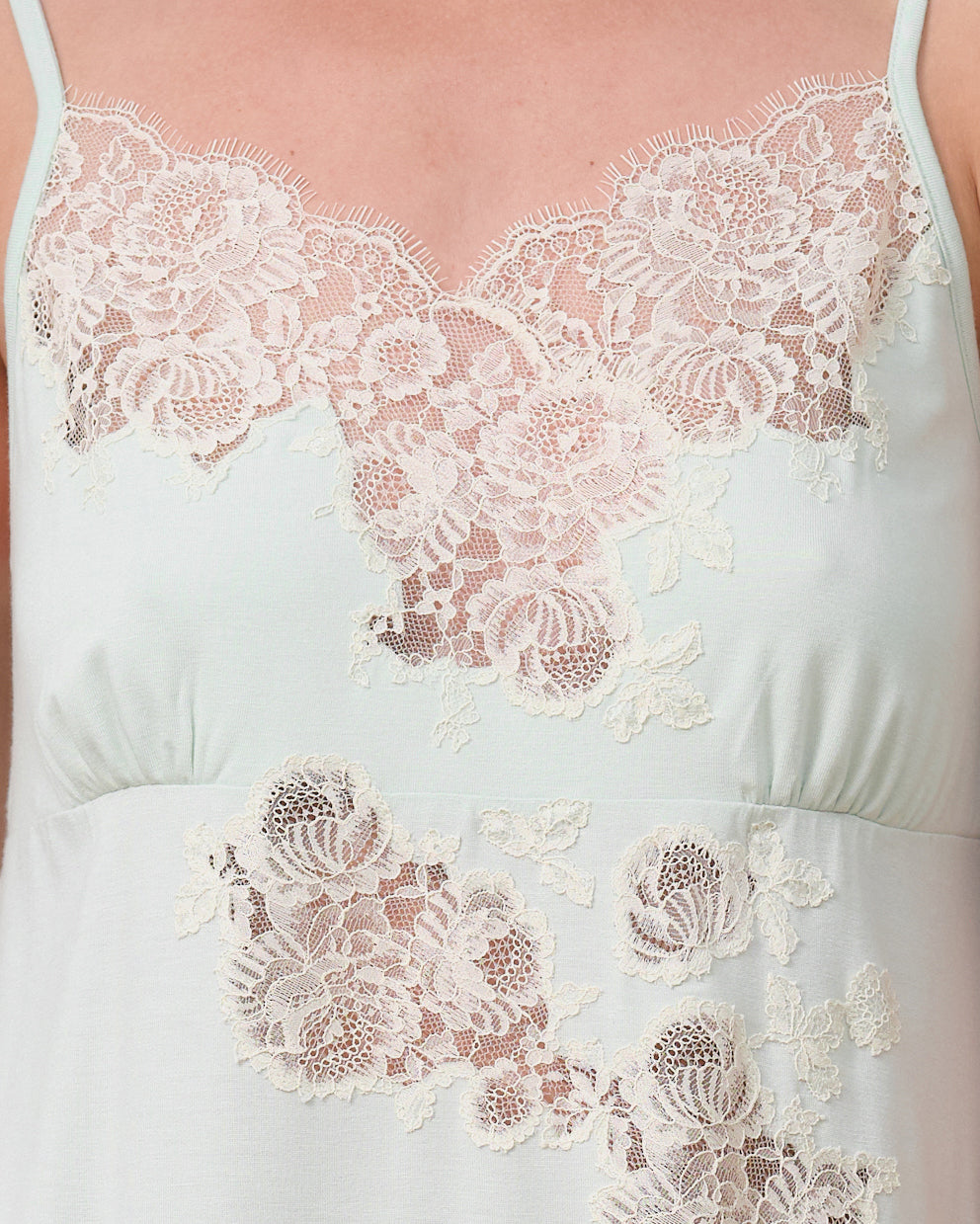 Bamboo Chemise spaghetti strap 03361 mint cream