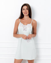 Bamboo Chemise spaghetti strap 03361 mint cream