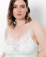 Bamboo Chemise spaghetti strap 03361 mint cream