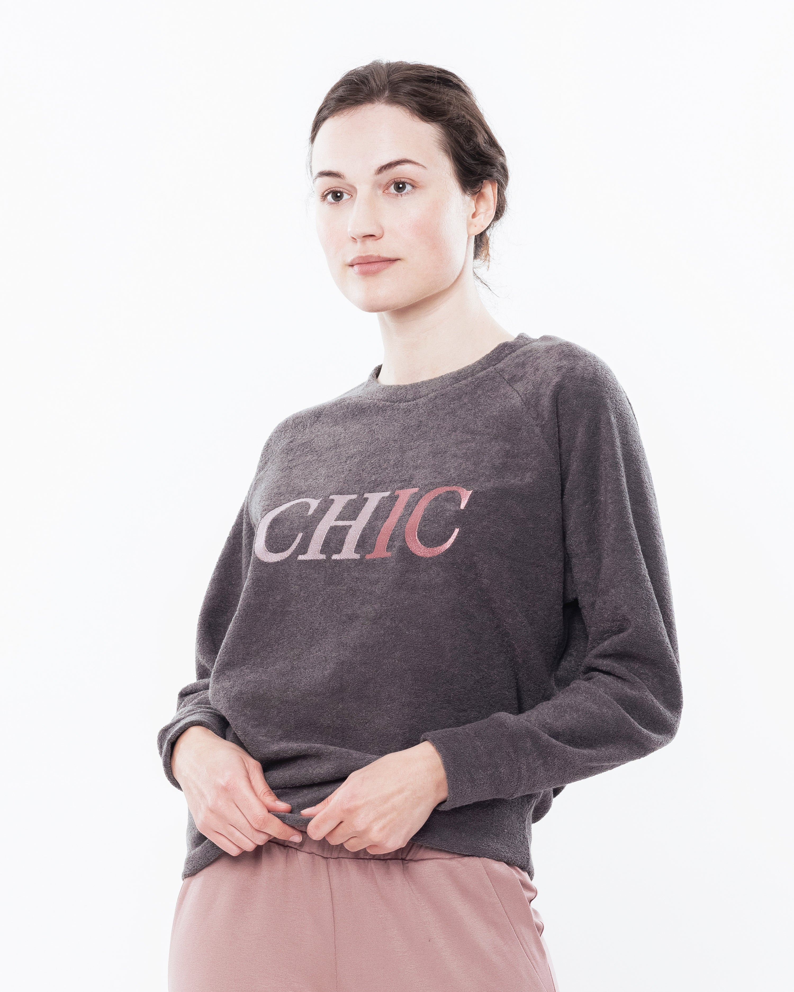 French terry Raglan 0375 grey