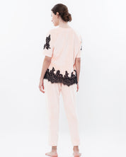 Velour home Set 0380 peach