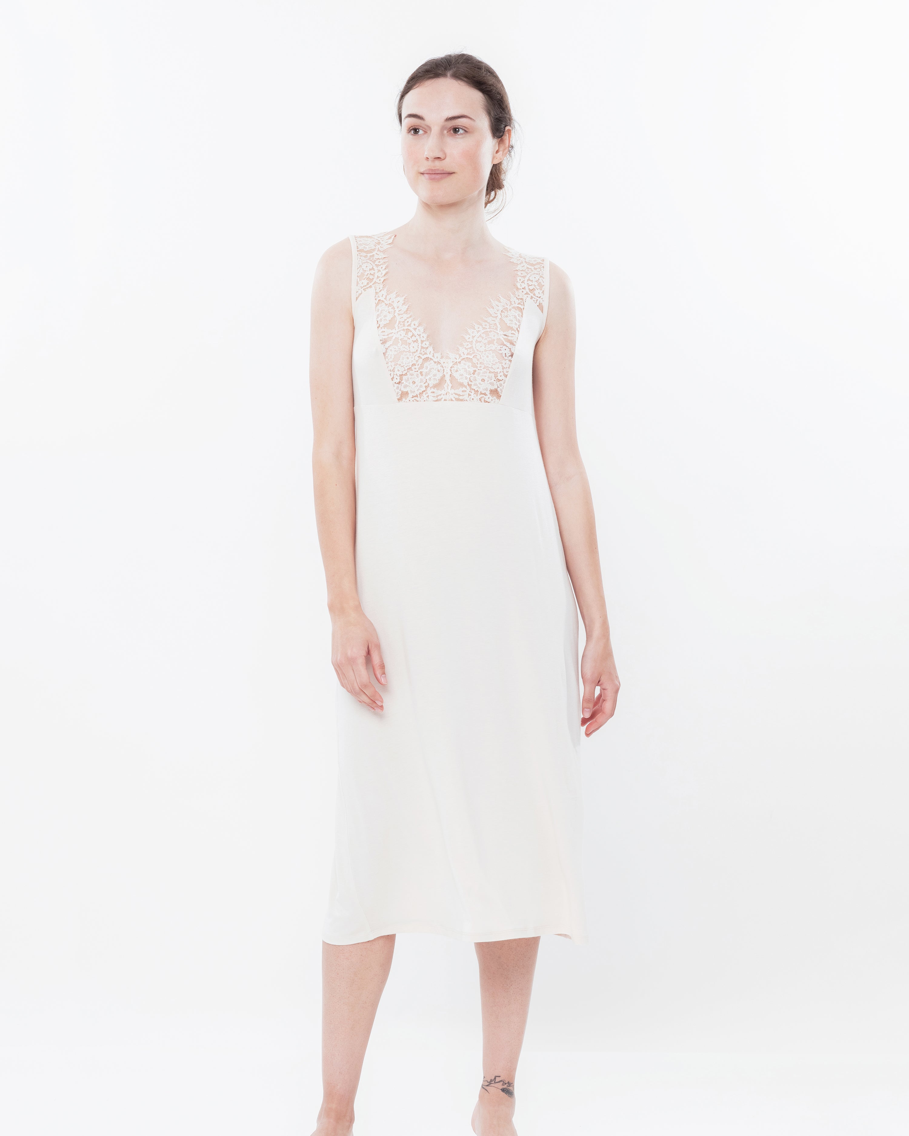 Bamboo Nightgown 0389 ecru