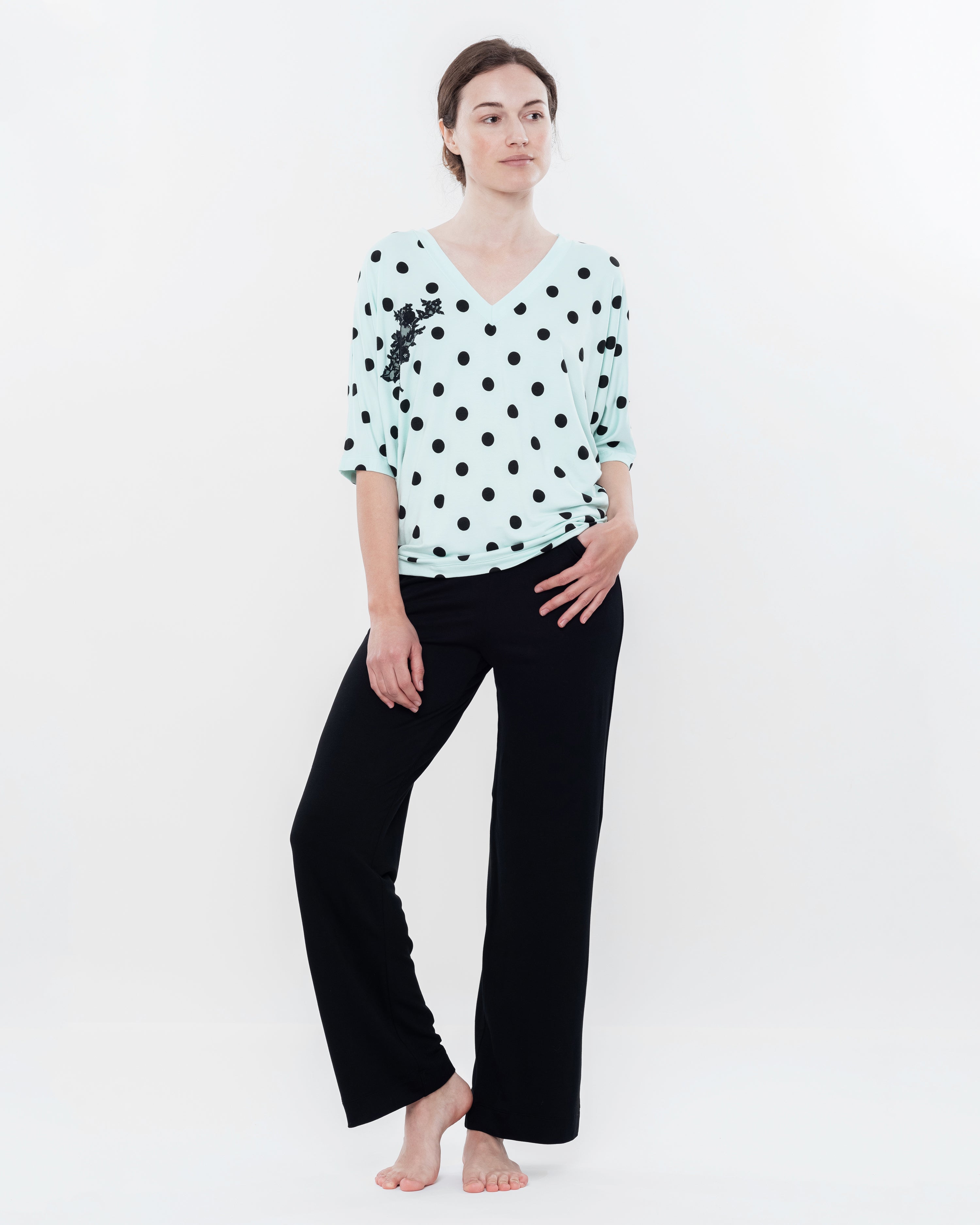 French terry home Set 0395 mint