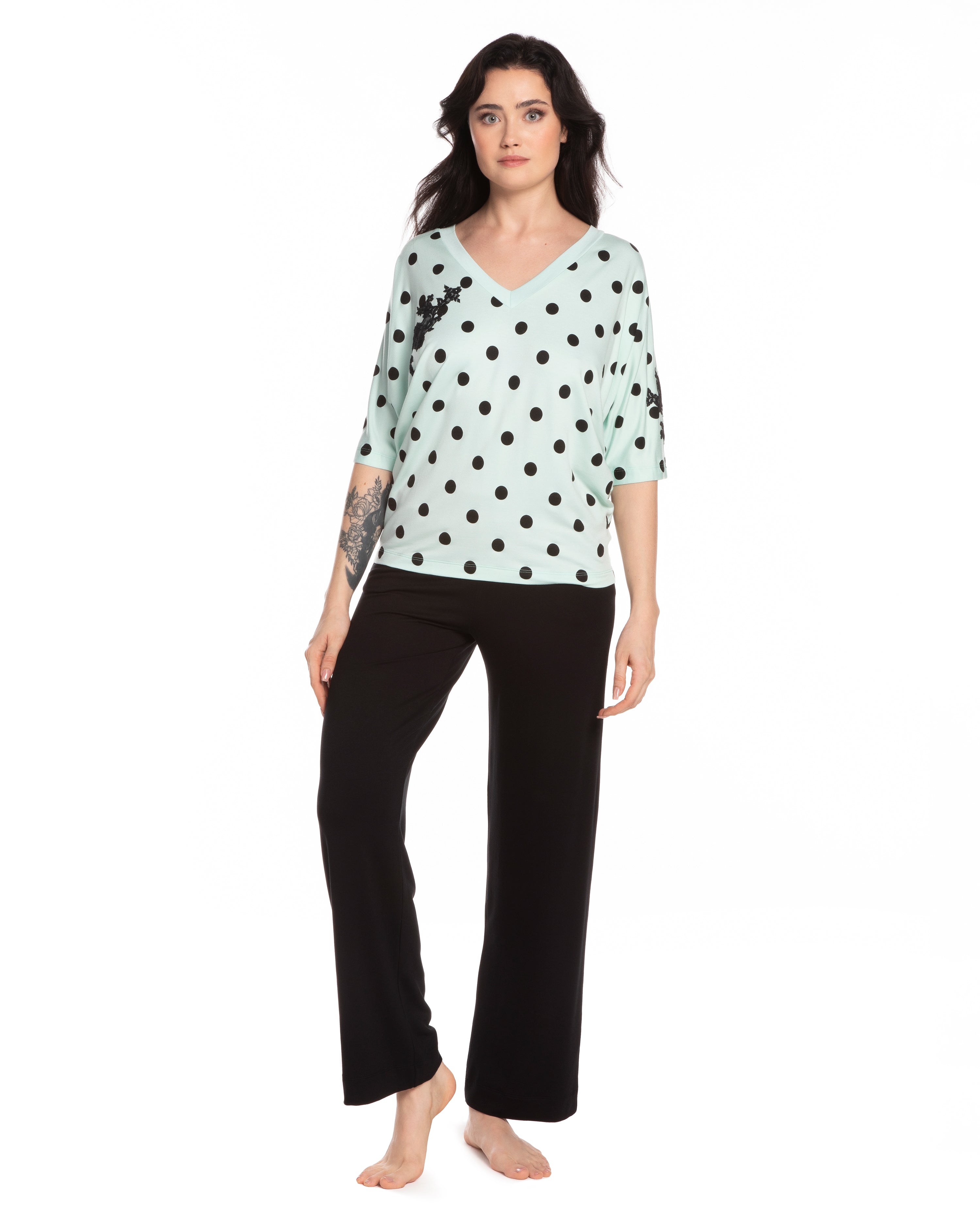 French terry home Set 0395 mint