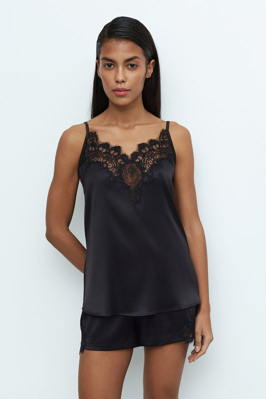 Women's silk cami short set 04103SL
