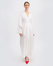 Silk Robe 04107SL ivory