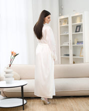 Silk Robe 04107SL ivory