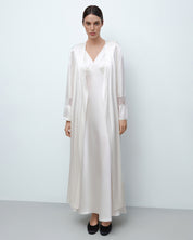 Silk Robe 04107SL ivory