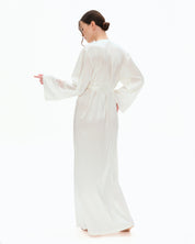 Silk Robe 04107SL ivory